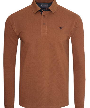 Μπλούζες Polo Camel μακρυμάνικες