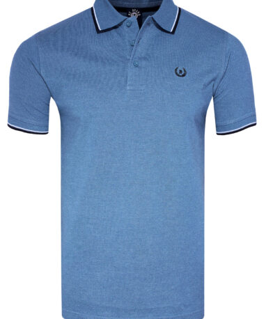 ΜΠΛΟΥΖΑΚΙ ΠΟΛΟ INDIGO ΜΟΝΟΧΡΩΜΟ POLO SHIRT