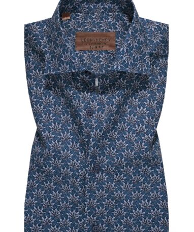 Ανδρικό Πουκάμισο Εμπριμέ Slim Fit
