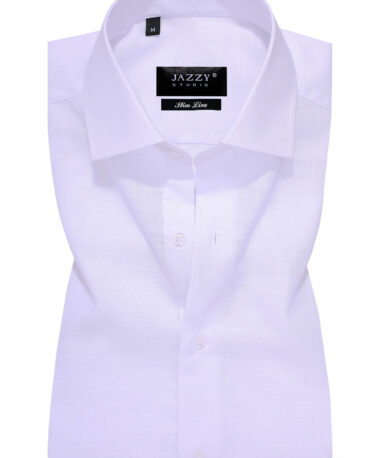 Ανδρικά Πουκάμισα Λευκά Slim Fit
